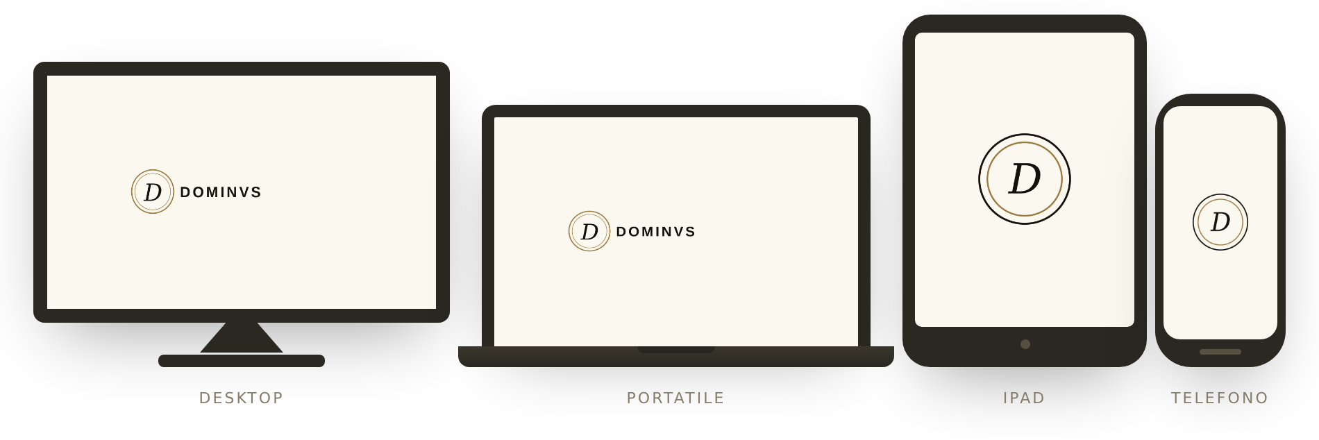 Dominus su desktop, portatile, iPad e telefono